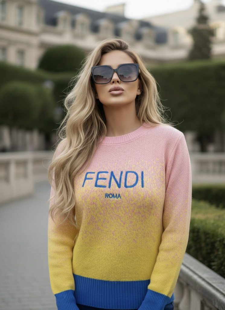 SUETER TEJIDO FENDI ROMA