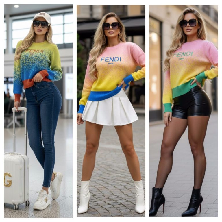 SUETER TEJIDO FENDI ROMA
