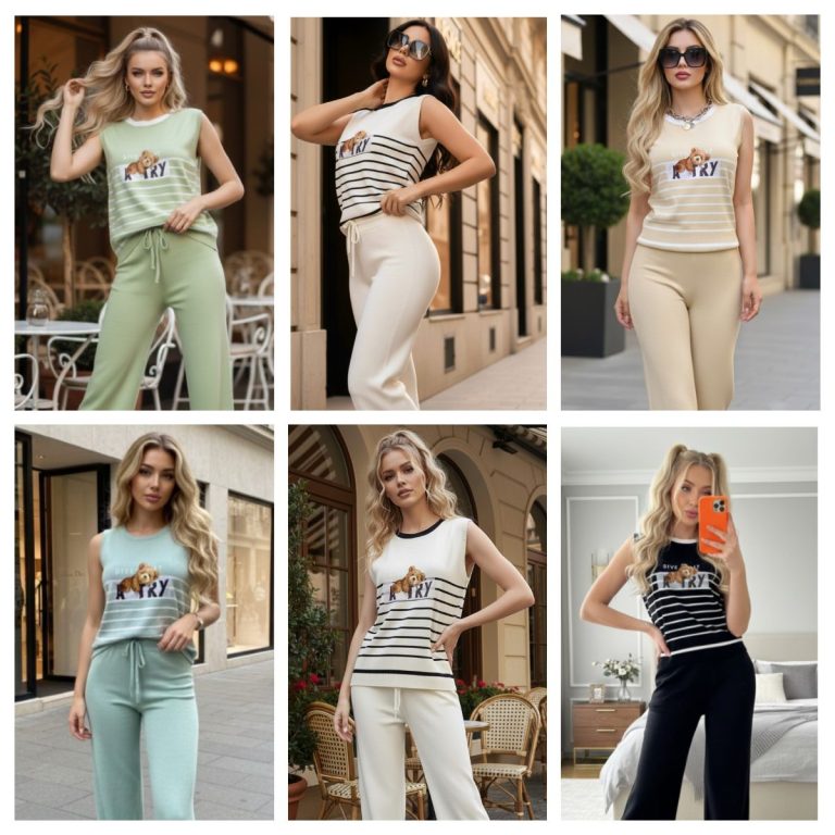 CONJUNTO DE PUNTO TEDDY CHIC