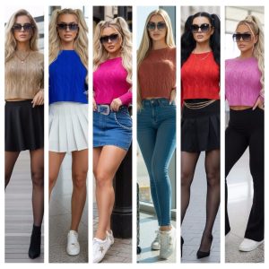 SUETER CROP TEJIDO DISEÑO TRANZADO