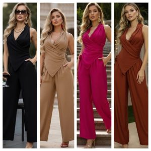 CONJUNTO HALTER CHIC