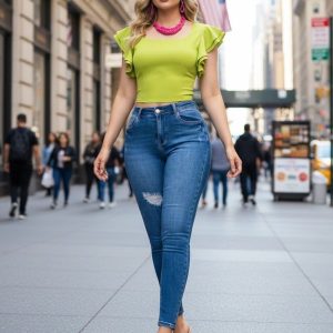 JEANS SKINNY LR2335W