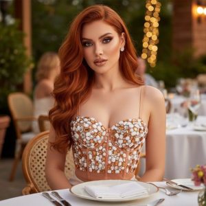 BUSTIER GEMAS COLORES