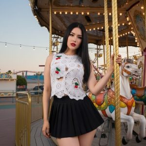 BLUSA CHERRY CROCHET