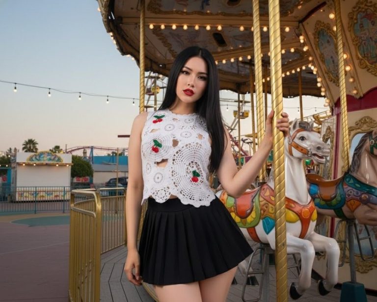 BLUSA CHERRY CROCHET