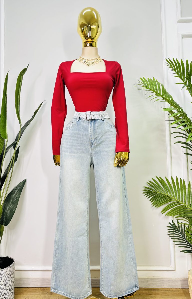 JEANS CINTURON ENCAJE