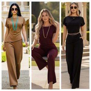 CONJUNTO ELEGANTE ASIMÉTRICO MINIMALISTA