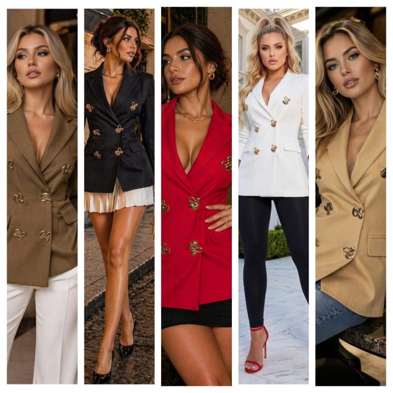 BLAZER ELEGANTE BOTONES DORADOS