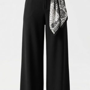 PANTALON DE VESTIR CON PAÑUELO