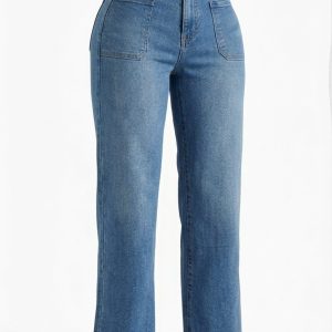 JEANS RECTO CON BOLSILLOS