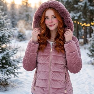 CHAMARRA PUFFER ATERCIOPELADA