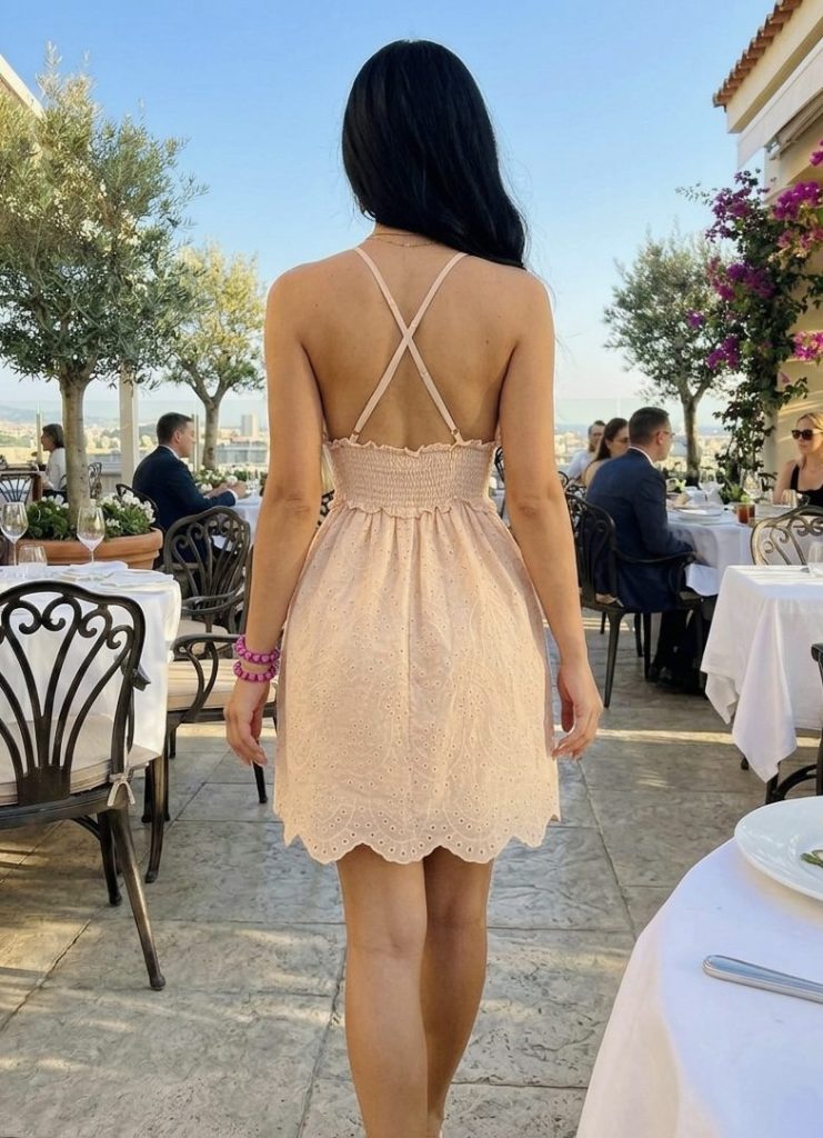 VESTIDO CORTO OJALILLO
