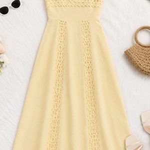 VESTIDO PANELES BORDADOS
