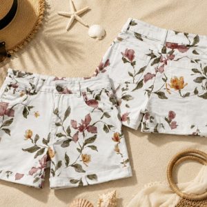 SHORT FLORAL DOBLADILLO