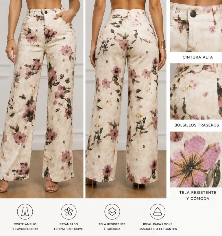 PANTALÓN ESTAMPADO FLORAL