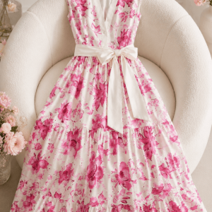 VESTIDO LARGO FLORAL