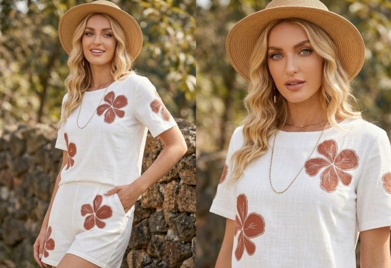 CONJUNTO FRESCO FLOR TROPICAL