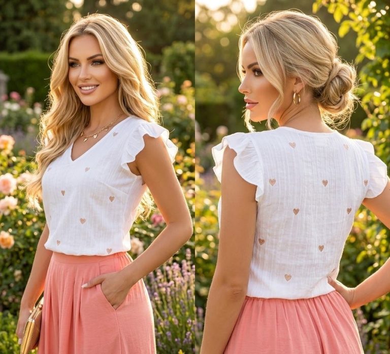 BLUSA MARIPOSA CORAZONES