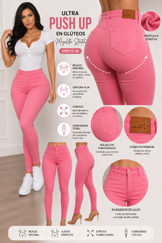 JEANS SKINNY ROSA