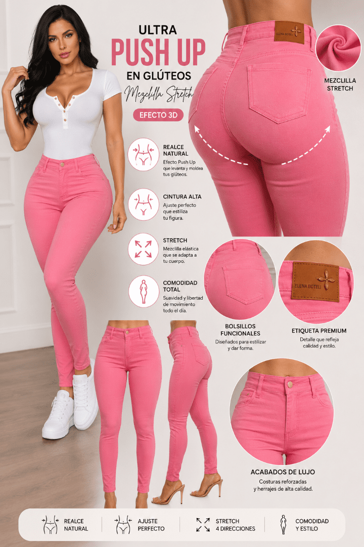 JEANS SKINNY ROSA