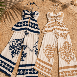 CONJUNTO FRESCO HALTER ESTAMPADO