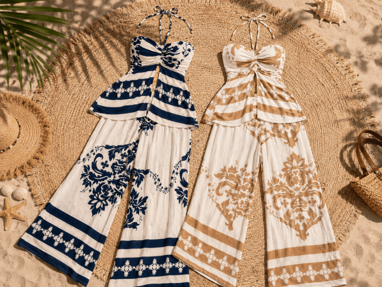 CONJUNTO FRESCO HALTER ESTAMPADO