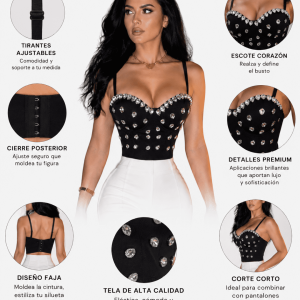 BUSTIER GLAM CRYSTAL