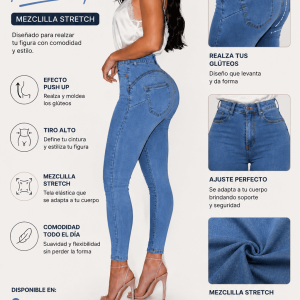 JEANS SKINNY CLARO