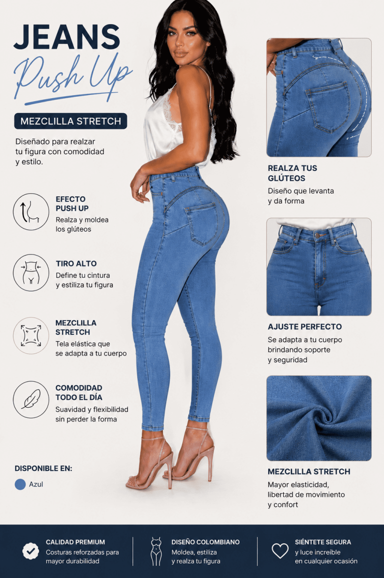 JEANS SKINNY CLARO