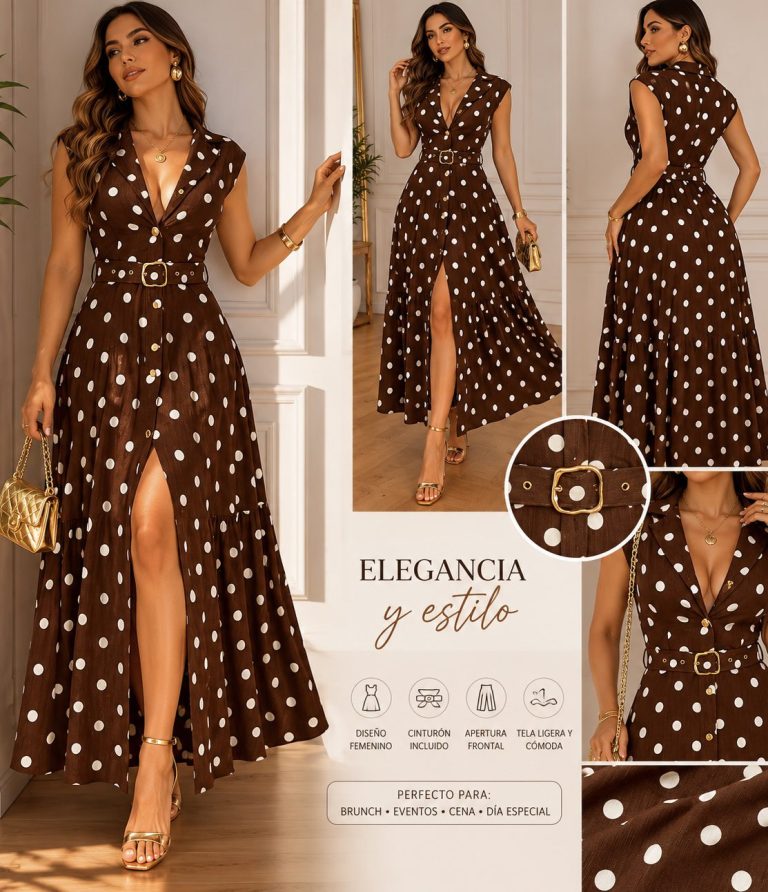 VESTIDO CAMISERO LUNARES