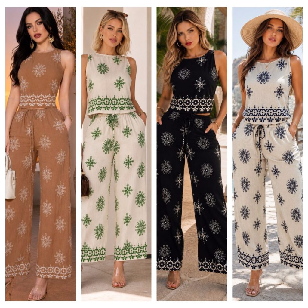 CONJUNTO BOHO ESTAMPADO