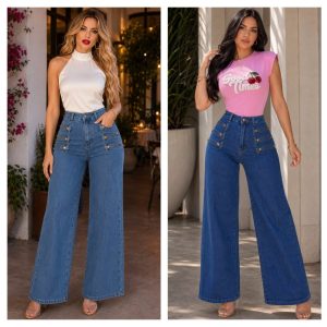 JEANS CON BOTONES