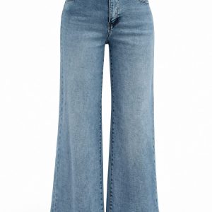 JEANS PIERNA AMPLIA CON CINTURON
