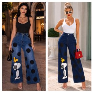 JEANS CORTE RECTO SNOPPY