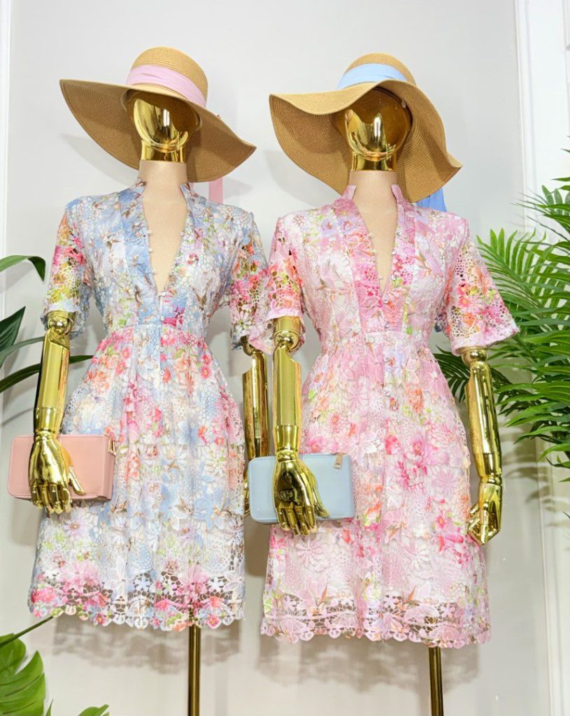 VESTIDO BELLEZA FLORAL GUIPUR