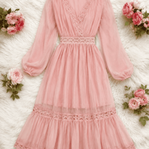 VESTIDO CON BORDADO