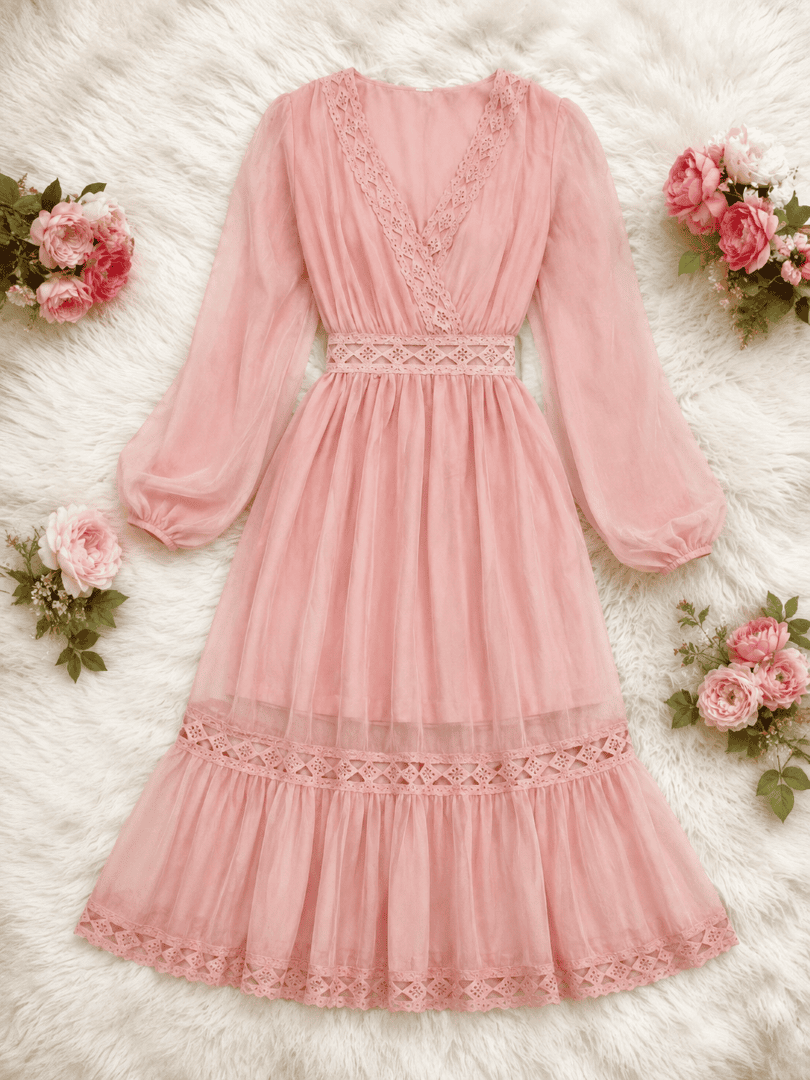 VESTIDO CON BORDADO