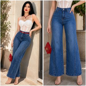 JEANS RECTO DE PIERNA ANCHA