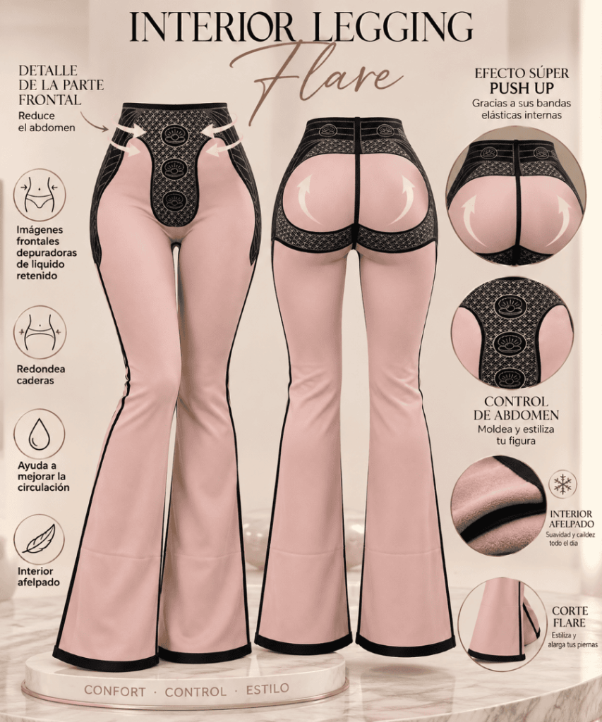 LEGGINGS FLARE AFELPADO