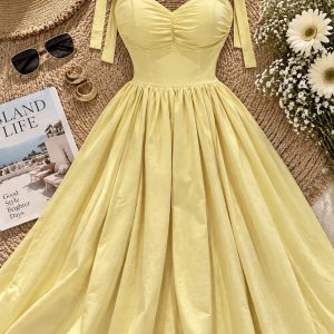 VESTIDO TIRANTES MOÑO