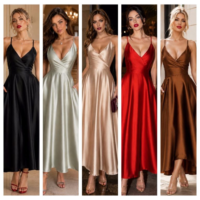 VESTIDO MOÑO EN ESPALDA