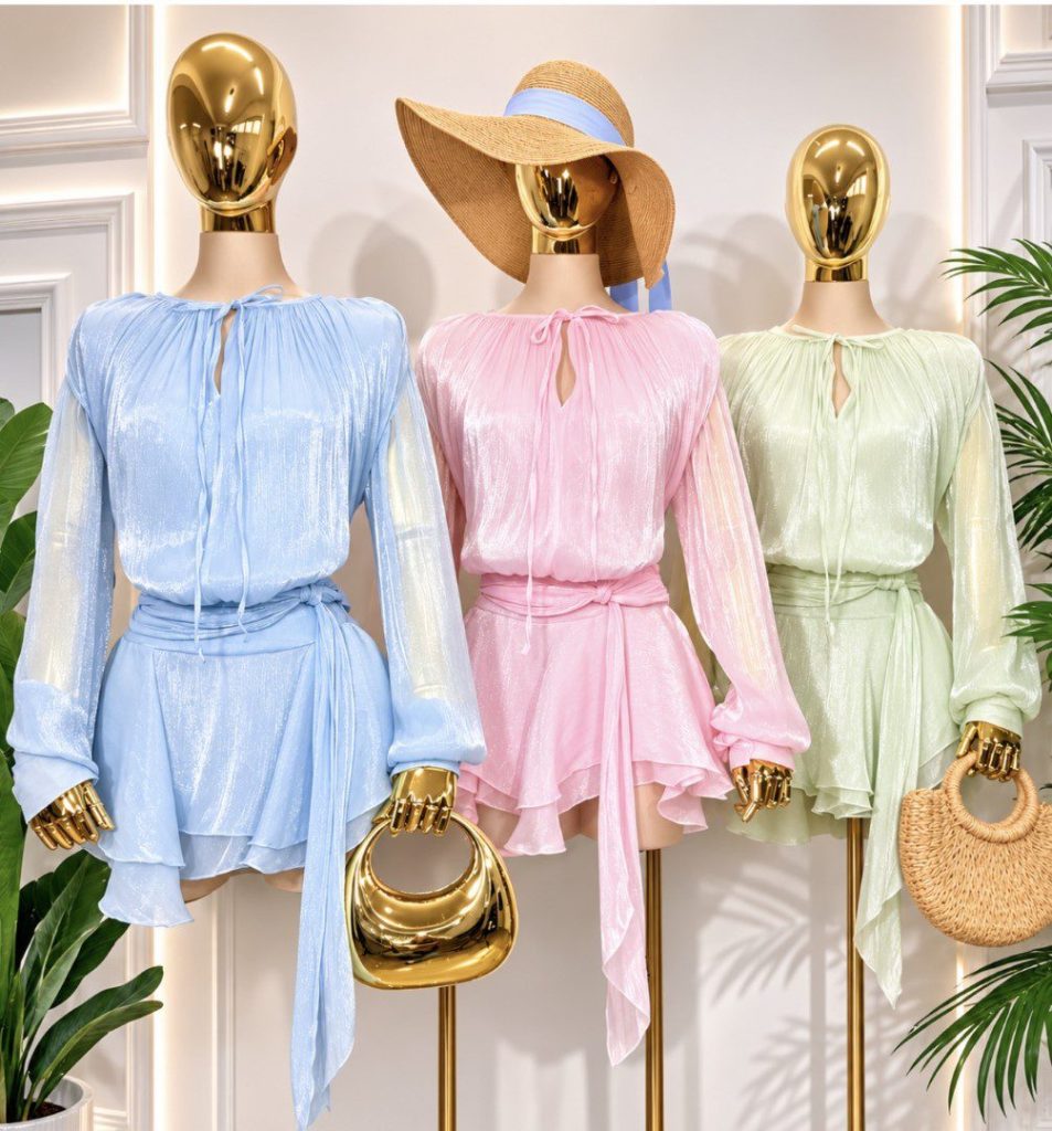 VESTIDO GLAMOUR SATINADO
