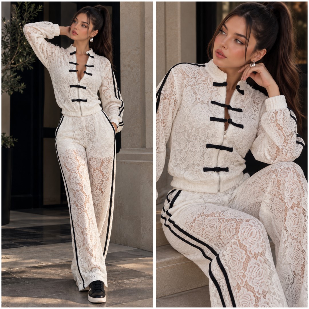 CONJUNTO ELEGANCE DE ENCAJE
