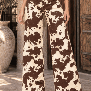 JEANS COW PRINT