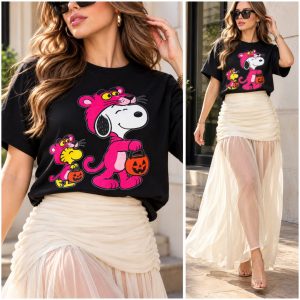 BLUSA BASICA ESTAMPADOS SNOOPY