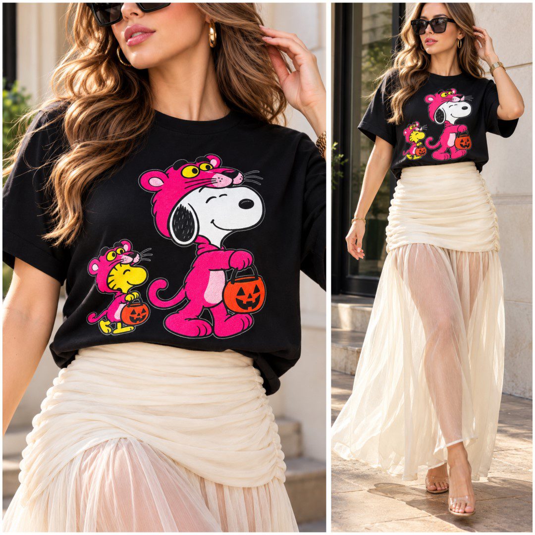 BLUSA BASICA ESTAMPADOS SNOOPY