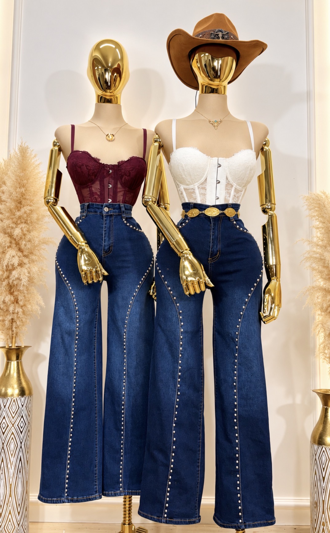 JEANS CON ESTOPEROLES