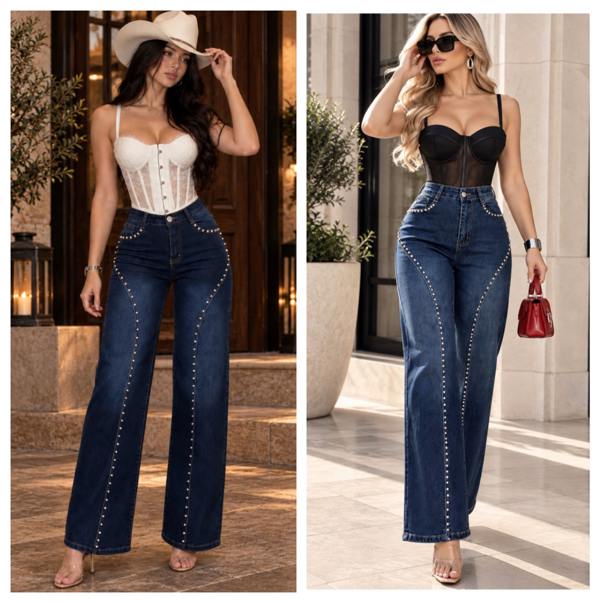 JEANS CON ESTOPEROLES