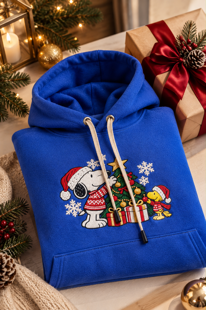 SUDADERA AFELPADA SNOPPY NAVIDAD