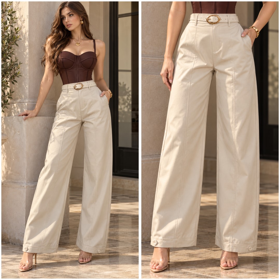 PANTALON CLASICO CON CINTURON